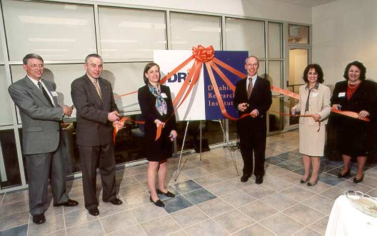 Photo of ribbon cutting event